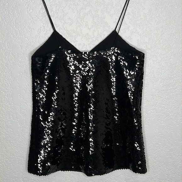 NWT IRO ERNA Black Sequins Top Small - Picture 6 of 15